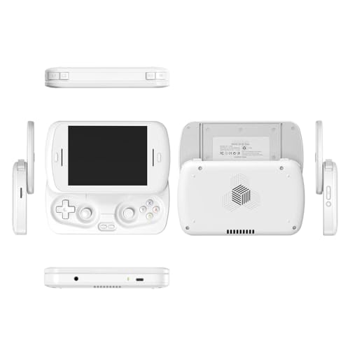 Meiurlex RG Slide Retro Handheld Konsole Keine SD Karte, 4,7-Zoll LTPS Touchscreen Android 13 System Tragbarer Spielekonsole für Erwachsene, 5000mAh von Meiurlex