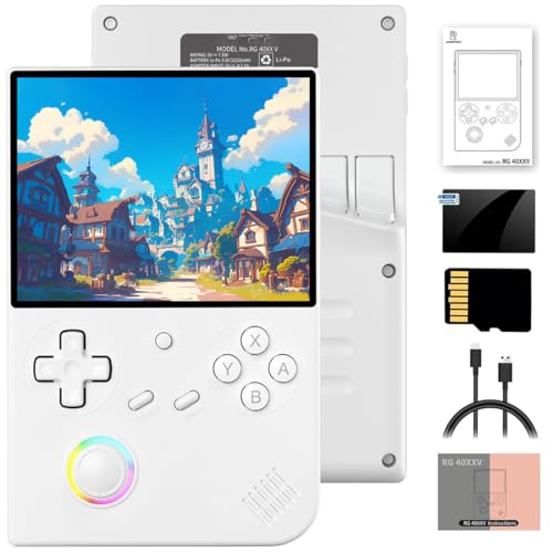 Meiurlex RG40XXV Retro Spielkonsole 128GB mit 13000+Spielen, 4,0 Zoll IPS ARM Cortex-A53 Linux 64-Bit System Handheld Arcade Gaming Emulator unterstützung 5G WiFi Bluetooth Meiurlex RG40XXV Retro Spielkonsole 128GB mit 13000+Spielen, 4,0 Zoll IPS ARM Cortex-A53 Linux 64-Bit System Handheld Arcade Gaming Emulator unterstützung 5G WiFi Bluetooth von Meiurlex