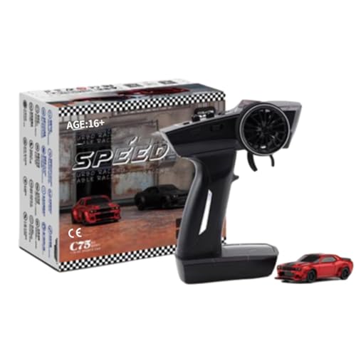 Meiurlex Turbo Racing 1:76 Mini RC Drift Car, 2,4G 3-Kanal Elektro Heckantrieb Rennwagen, RTR Ferngesteuert Drift Fahrzeug Spielzeug Geschenk für Hobbyisten & Erwachsene Meiurlex Turbo Racing 1:76 Mini RC Drift Car, 2,4G 3-Kanal Elektro Heckantrieb Rennwagen, RTR Ferngesteuert Drift Fahrzeug Spielzeug Geschenk für Hobbyisten & Erwachsene von Meiurlex