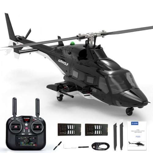 Meiurlex YUXIANG F02S RC Hubschrauber für Erwachsene, 1/34 Flybarless 8CH Ferngesteuerter Hubschrauber, 6G Militär RC Flugzeug mit Optischer Flussortung & GPS Positionierung Meiurlex YUXIANG F02S RC Hubschrauber für Erwachsene, 1/34 Flybarless 8CH Ferngesteuerter Hubschrauber, 6G Militär RC Flugzeug mit Optischer Flussortung & GPS Positionierung von Meiurlex