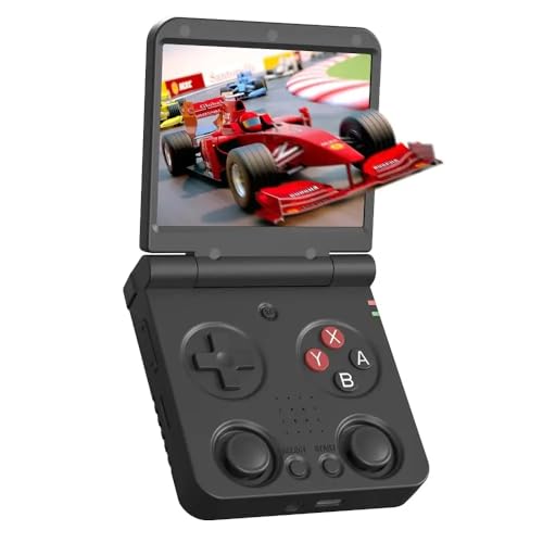 Mi-Yoo Flip V2 Handheld Retro Spielkonsole, 3,5 Zoll IPS 648x480 Bildschirm Tragbare Spielkonsole, Linux System Videospiel-Emulator mit 128GB TF-Karte & 10000+Spiele Mi-Yoo Flip V2 Handheld Retro Spielkonsole, 3,5 Zoll IPS 648x480 Bildschirm Tragbare Spielkonsole, Linux System Videospiel-Emulator mit 128GB TF-Karte & 10000+Spiele von Meiurlex