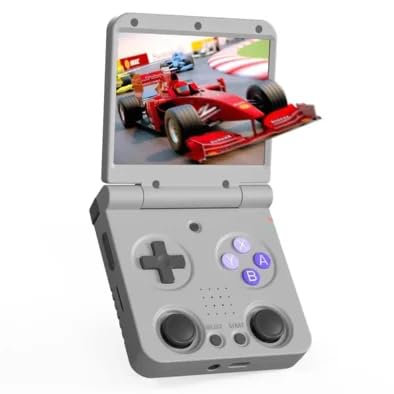 Mi-Yoo Flip V2 Handheld Retro Spielkonsole, 3,5 Zoll IPS 648x480 Bildschirm Tragbare Spielkonsole, Linux System Videospiel-Emulator mit 64GB TF-Karte & 8000+Spiele Mi-Yoo Flip V2 Handheld Retro Spielkonsole, 3,5 Zoll IPS 648x480 Bildschirm Tragbare Spielkonsole, Linux System Videospiel-Emulator mit 64GB TF-Karte & 8000+Spiele von Meiurlex