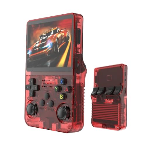 R36S Retro Handheld Spielekonsole, Open Source-Linux-System 3,5-Zoll IPS Bildschirm Tragbare Emulatorkonsole 64GB TF Karte mit 15000+Spiele R36S Retro Handheld Spielekonsole, Open Source-Linux-System 3,5-Zoll IPS Bildschirm Tragbare Emulatorkonsole 64GB TF Karte mit 15000+Spiele von Meiurlex