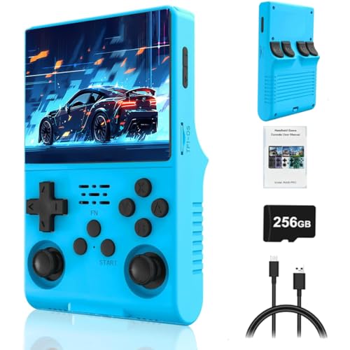 R40S PRO Retro Handheld Spielkonsole 256GB mit 30000+Spielen, Linux System 3,5-Zoll IPS Bildschirm Videospielkonsole für Jungen und Mädchen R40S PRO Retro Handheld Spielkonsole 256GB mit 30000+Spielen, Linux System 3,5-Zoll IPS Bildschirm Videospielkonsole für Jungen und Mädchen von Meiurlex