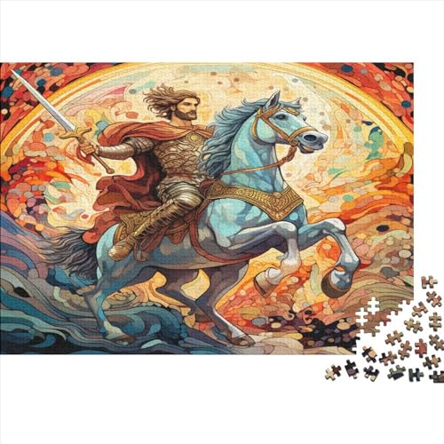 Ritter Puzzles 1000 Teile Engel Für Erwachsene Educational Spiele Moderne Wohnkultur Family Challenging Spiele Geburtstag Stress Relief 1000pcs (75x50cm) von MekUk