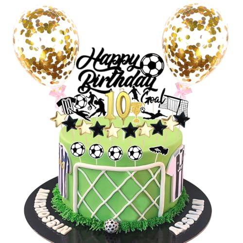 30 Stück Tortendeko Fussball, 10 Jahre Kuchen Deko fußball, Fussball Muffin Deko, Cake Topper Fussball, Happy Birthday Deko Torte, Fussball Deko Torte, Kuchendeko Geburtstag Junge 30 Stück Tortendeko Fussball, 10 Jahre Kuchen Deko fußball, Fussball Muffin Deko, Cake Topper Fussball, Happy Birthday Deko Torte, Fussball Deko Torte, Kuchendeko Geburtstag Junge von Meleager