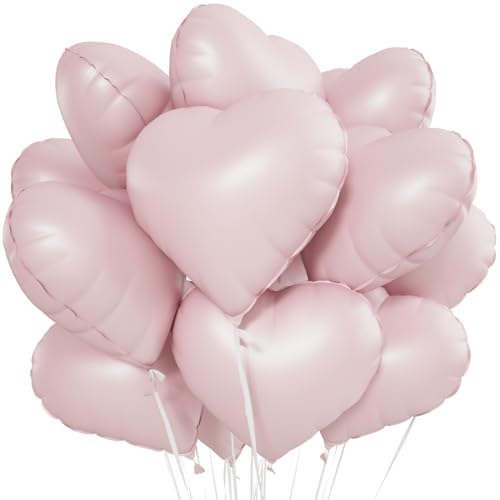 Herz Folienballon Baby Rosa 20 Stück,Creme Rosa Herz Helium Luftballons,Heliumballon Herzen,Herzluftballons,Herzform Folienluftballon Herzballons für Geburtstag Hochzeit Valentinstag Herz Folienballon Baby Rosa 20 Stück,Creme Rosa Herz Helium Luftballons,Heliumballon Herzen,Herzluftballons,Herzform Folienluftballon Herzballons für Geburtstag Hochzeit Valentinstag von Meleager