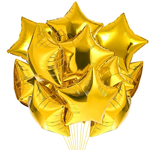 Stern Folienballons Gold 20 Stück,Sternluftballons Heliumballon Folienballon, Gold Deko Stern Luftballons, Silvester Party,Hochzeitsdeko, Geburtstagsdeko oder Valentinstag Stern Folienballons Gold 20 Stück,Sternluftballons Heliumballon Folienballon, Gold Deko Stern Luftballons, Silvester Party,Hochzeitsdeko, Geburtstagsdeko oder Valentinstag von Meleager