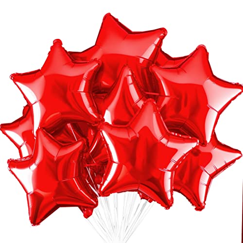 Stern Folienballons Rot 20 Stück,Sternluftballons Heliumballon Folienballon, Rot Deko Stern Luftballons, Silvester Party,Hochzeitsdeko, Geburtstagsdeko oder Valentinstag Stern Folienballons Rot 20 Stück,Sternluftballons Heliumballon Folienballon, Rot Deko Stern Luftballons, Silvester Party,Hochzeitsdeko, Geburtstagsdeko oder Valentinstag von Meleager
