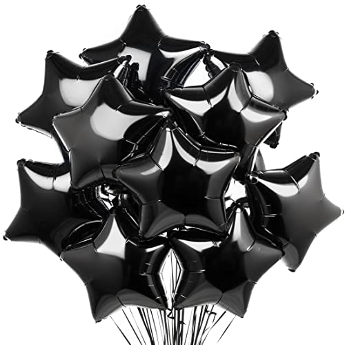 Stern Folienballons Schwarz 20 Stück,Sternluftballons Heliumballon Folienballon, Schwarz Deko Stern Luftballons, Silvester Party,Hochzeitsdeko, Geburtstagsdeko oder Valentinstag Stern Folienballons Schwarz 20 Stück,Sternluftballons Heliumballon Folienballon, Schwarz Deko Stern Luftballons, Silvester Party,Hochzeitsdeko, Geburtstagsdeko oder Valentinstag von Meleager