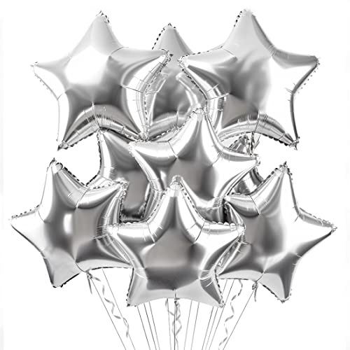 Stern Folienballons Silber 20 Stück,Sternluftballons Heliumballon Folienballon, Silvester Deko Stern Luftballons, Silvester Party,Hochzeitsdeko, Geburtstagsdeko oder Valentinstag Stern Folienballons Silber 20 Stück,Sternluftballons Heliumballon Folienballon, Silvester Deko Stern Luftballons, Silvester Party,Hochzeitsdeko, Geburtstagsdeko oder Valentinstag von Meleager