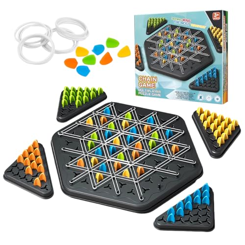 Triggle Spiel, Triggle Spiel Gummibänder, Triggle Game, Triggle Game, Ketten Dreieck Schachspiel, Spiel mit Gummibändern Dreieck, Strategie Brettspiele für Kinder Triggle Spiel, Triggle Spiel Gummibänder, Triggle Game, Triggle Game, Ketten Dreieck Schachspiel, Spiel mit Gummibändern Dreieck, Strategie Brettspiele für Kinder von Meleager