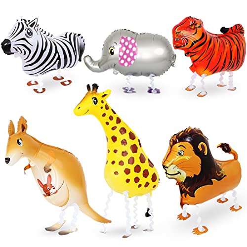 Walking Waldtiere Folienballons 6 Stücke,Airwalker Ballon,Helium Ballons Tiere,Walking luftballon,Kinder geburtstag Party Deko Geburtstagsgeschenk Kinderspielzeug Walking Waldtiere Folienballons 6 Stücke,Airwalker Ballon,Helium Ballons Tiere,Walking luftballon,Kinder geburtstag Party Deko Geburtstagsgeschenk Kinderspielzeug von Meleager