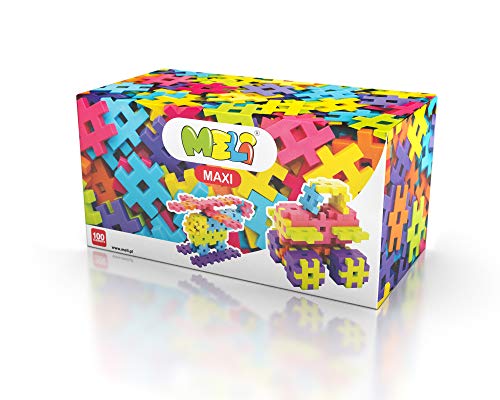 Meli 67113 Maxi Kreativspielzeug, Bunt, 100 Stück von Meli