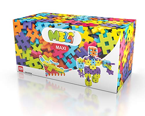 Meli 67115 Maxi Animals Kreativspielzeug, Bunt, 200 Stück von Meli