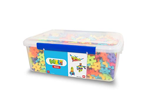 Meli Konstruktionsbausteine Maxi EDU 800 | Steckbausteine für Kinder ab 1 Jahr | 800 große Teile in 6 Farben | Fördert Motorik & Kreativität | Mit praktischer Aufbewahrungsbox Meli Konstruktionsbausteine Maxi EDU 800 | Steckbausteine für Kinder ab 1 Jahr | 800 große Teile in 6 Farben | Fördert Motorik & Kreativität | Mit praktischer Aufbewahrungsbox von Meli