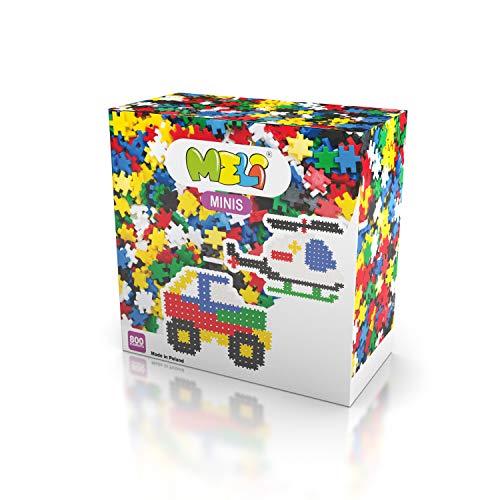 Meli Minis 800 | 800 Bunte Steckbausteine für kreative Kinder ab 3 Jahren | Lernspielzeug für Mosaike, Figuren & 3D-Modelle | Fördert Motorik & Fantasie Meli Minis 800 | 800 Bunte Steckbausteine für kreative Kinder ab 3 Jahren | Lernspielzeug für Mosaike, Figuren & 3D-Modelle | Fördert Motorik & Fantasie von Meli