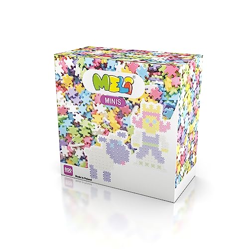 Meli 67316 Minis Pastel Kreativspielzeug, Bunt, 800 Stück von Meli