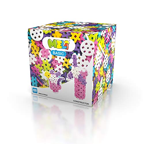 Meli Basic Constructor Pink 400 | 400 Bausteine inkl. Räder & Spezialteile | Kreatives Steckspiel für Kinder ab 3 Jahren | Konstruktionsspielzeug für Autos, Roboter & mehr Meli Basic Constructor Pink 400 | 400 Bausteine inkl. Räder & Spezialteile | Kreatives Steckspiel für Kinder ab 3 Jahren | Konstruktionsspielzeug für Autos, Roboter & mehr von Meli