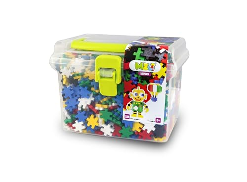 Meli Kreatives Minis Travel Box 1100 - Bildungsspielzeug & Reiseset für Kinder: Flexibles Puzzle, Mosaik & Konstruktionsspielzeug in praktischem Koffer von Meli