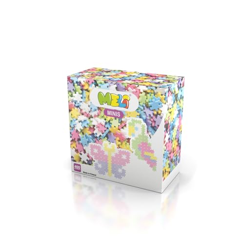 Meli Minis Pastel 400 | 400 Bunte Steckbausteine für kreative Kinder ab 3 Jahren | Lernspielzeug für Mosaike, Figuren & 3D-Modelle | Kompatibel Sets Meli Minis Pastel 400 | 400 Bunte Steckbausteine für kreative Kinder ab 3 Jahren | Lernspielzeug für Mosaike, Figuren & 3D-Modelle | Kompatibel Sets von Meli
