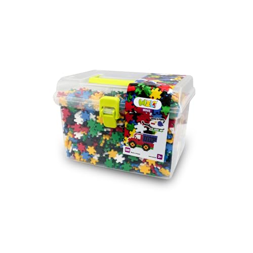 Meli Minis Travel Box 2500 – 2500 farbenfrohe Bausteine für kreatives Spielen – inklusive praktischer Reisebox Meli Minis Travel Box 2500 – 2500 farbenfrohe Bausteine für kreatives Spielen – inklusive praktischer Reisebox von Meli