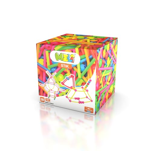 Meli Stik Neon 150 | Steckspiel mit 100 Stäbchen & 50 Kugeln | Bunte Konstruktionsbausteine für kreative 3D-Modelle | Lernspielzeug für Kinder ab 3 Jahren Meli Stik Neon 150 | Steckspiel mit 100 Stäbchen & 50 Kugeln | Bunte Konstruktionsbausteine für kreative 3D-Modelle | Lernspielzeug für Kinder ab 3 Jahren von Meli