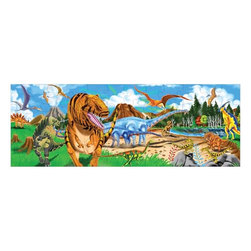 Bodenpuzzle Land der Dinosaurier, 48 Teile von Melissa & Doug