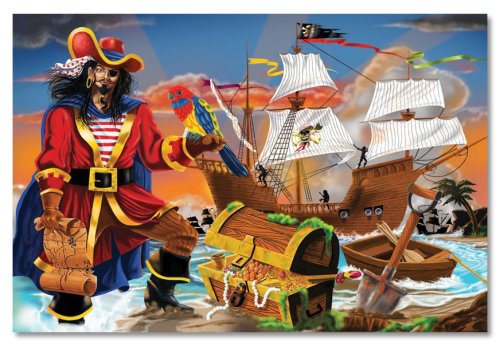Bodenpuzzle Pirat 100 Teile von Melissa & Doug
