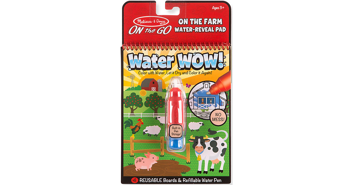 Water Wow! Malblock - Bauernhof bunt von Melissa & Doug