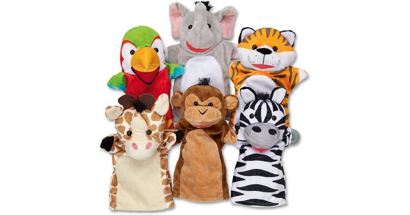 Handpuppen Set Safarifreunde von Melissa & Doug