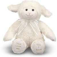 Jesus Loves Me Lamb Princess Soft Toy [With Soundboard] von Melissa & Doug