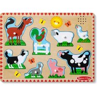 MELISSA & DOUG 6074879 MPZ Bauernhoftiere Sound Puzzle von Melissa & Doug