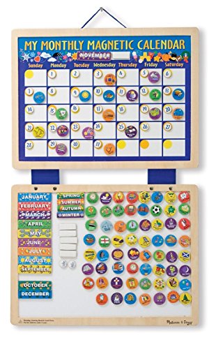 Melissa & Doug My Monthly Magnetic Calendar | Developmental Toy | Cognitive Skills | 4+ | Gift for Boy or Girl Melissa & Doug My Monthly Magnetic Calendar | Developmental Toy | Cognitive Skills | 4+ | Gift for Boy or Girl von Melissa & Doug