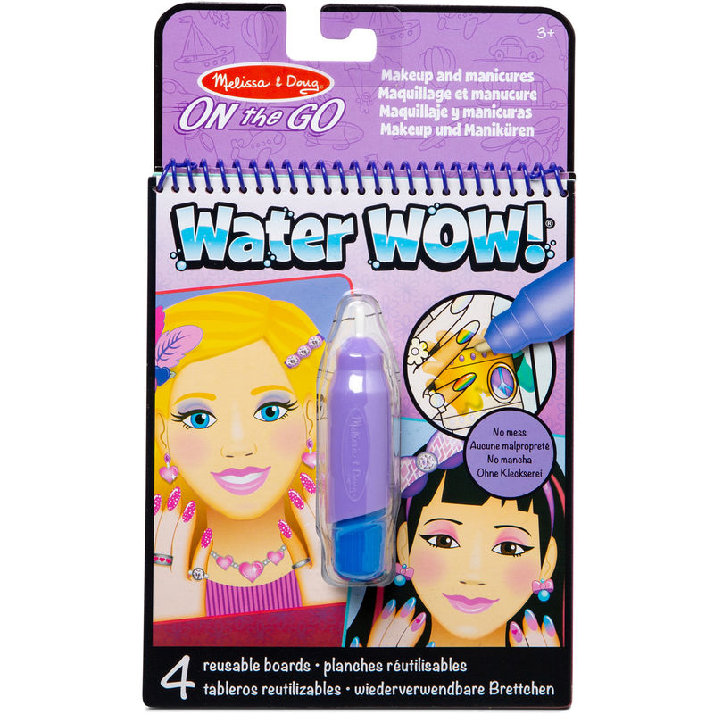 Malblock WATER WOW! - MAKEUP & MANIKÜRE mit Stift von Melissa & Doug