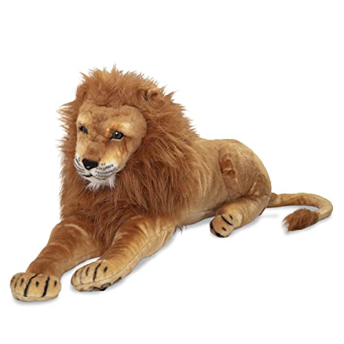 Melissa & Doug Löwe – Plüsch | weiches Spielzeug | Tier | alle Altersgruppen | Geschenk für Jungen oder Mädchen, Gelb von Melissa & Doug