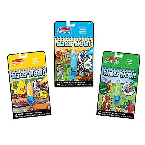 Melissa and Doug Water Wow Malbuch | Wassermalbuch Fahrzeuge Abenteuer Tiere Malblöcke Kinder Set | Magic Water Colouring Book Wasser Malbuch Set Kinder & Wasserstifte | Malbücher für Kinder ab 3 Melissa and Doug Water Wow Malbuch | Wassermalbuch Fahrzeuge Abenteuer Tiere Malblöcke Kinder Set | Magic Water Colouring Book Wasser Malbuch Set Kinder & Wasserstifte | Malbücher für Kinder ab 3 von Melissa & Doug