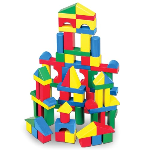 Melissa & Doug 10481 Holzbausteine (100 Teile) von Melissa & Doug