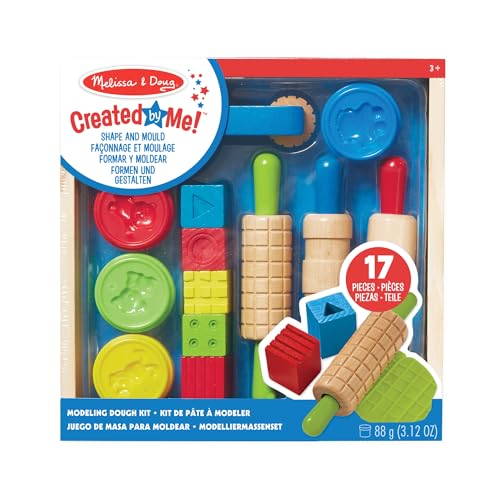 Melissa & Doug 10165 Aktivitätsset zum Formen und Gestalten, mit 4 Modellierwerkzeugen, Knete und Zubehör, mehrfarbig von Melissa & Doug
