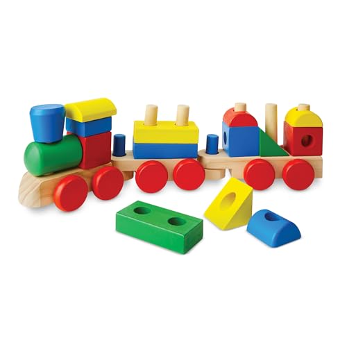 Melissa & Doug 10572 Zugspielset zum Stapeln, mehrfarbig von Melissa & Doug