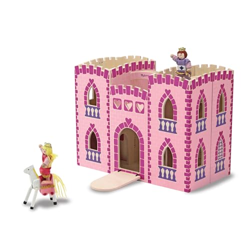 Melissa & Doug 13708 ZusammenklappbaresundtragbaresPrinzessinnenschlossausHolz von Melissa & Doug