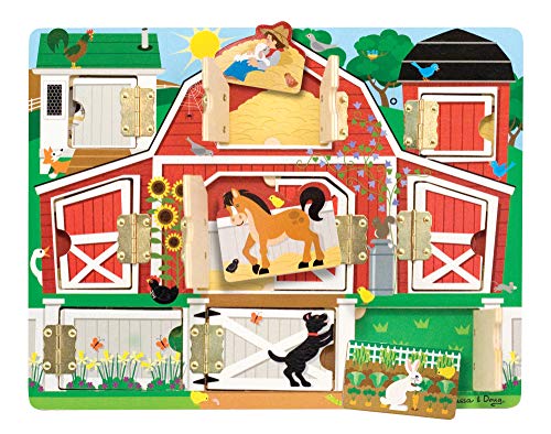 Melissa & Doug Versteckspiel – Bauernhof | Magnetspielzeug | Bauernhof Tier Spielzeug für Kinder | 3+ | Geschenk für Jungen oder Mädchen von Melissa & Doug