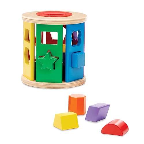 Melissa & Doug 19041 Rollbarer Formensortierer aus Holz (14 Teile) Melissa & Doug 19041 Rollbarer Formensortierer aus Holz (14 Teile) von Melissa & Doug