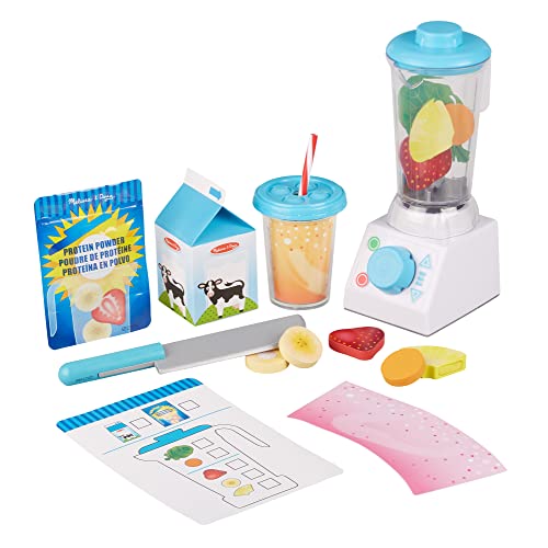 Melissa & Doug Set zum Mixen von Smoothies und Shakes | Fantasiespiel | Essensspiel | 3+ | Geschenk für Jungen oder Mädchen von Melissa & Doug