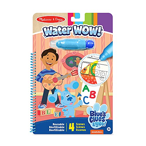 Melissa & Doug 33000 Blue's Clues & You Water Wow-Alphabet, Mehrfarbig von Melissa & Doug