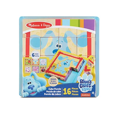 Melissa & Doug 33007 Blue's Clues & You Holzwürfel Puzzle, Mehrfarbig von Melissa & Doug