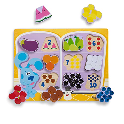 Blues Clues & You Fridge Food Wooden Chunky Puzzle - 10 Pieces Blues Clues & You Fridge Food Wooden Chunky Puzzle - 10 Pieces von Melissa & Doug