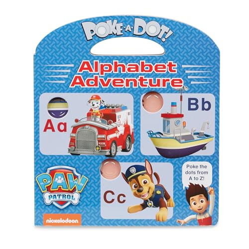 Melissa & Doug 33263 Paw Patrol Poke-A-Dot: Alphabet Adventure, Mehrfarbig, One Size von Melissa & Doug