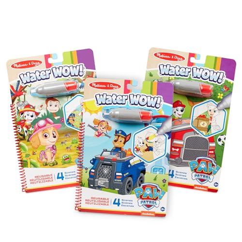 Melissa & Doug 33307 Paw Patrol Water Wow Bundle, Mehrfarbig, One Size von Melissa & Doug