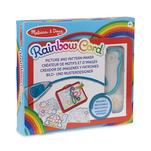 Melissa & Doug 40619 Regenbogen-Kordel- und Bildmusterhersteller, Kunst & Handwerk | ab 3 Jahren | Geschenk für Jungen oder Mädchen von Melissa & Doug